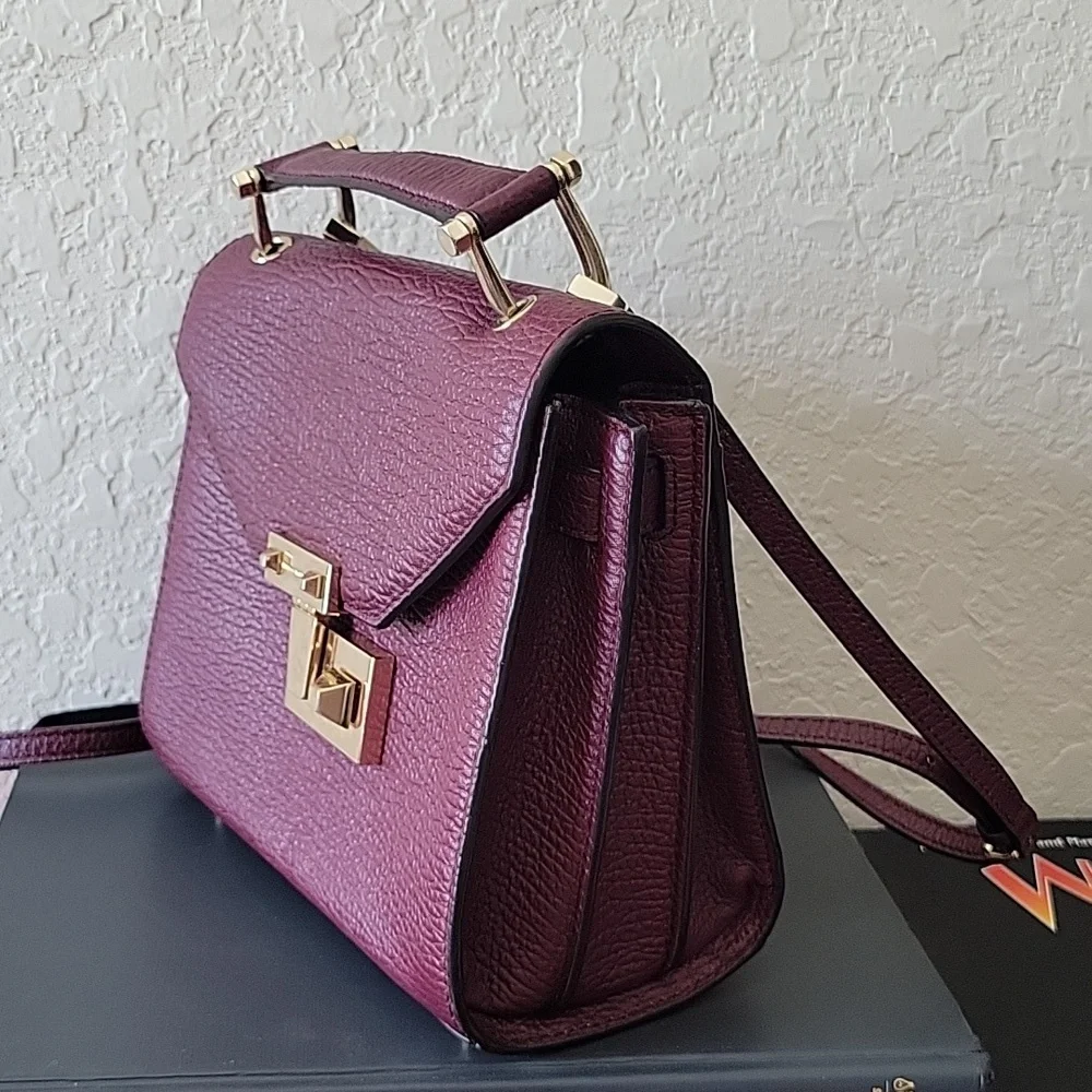 Rebecca Minkoff Paris pochette top handle crossbody handbag - Picture 2 of 8